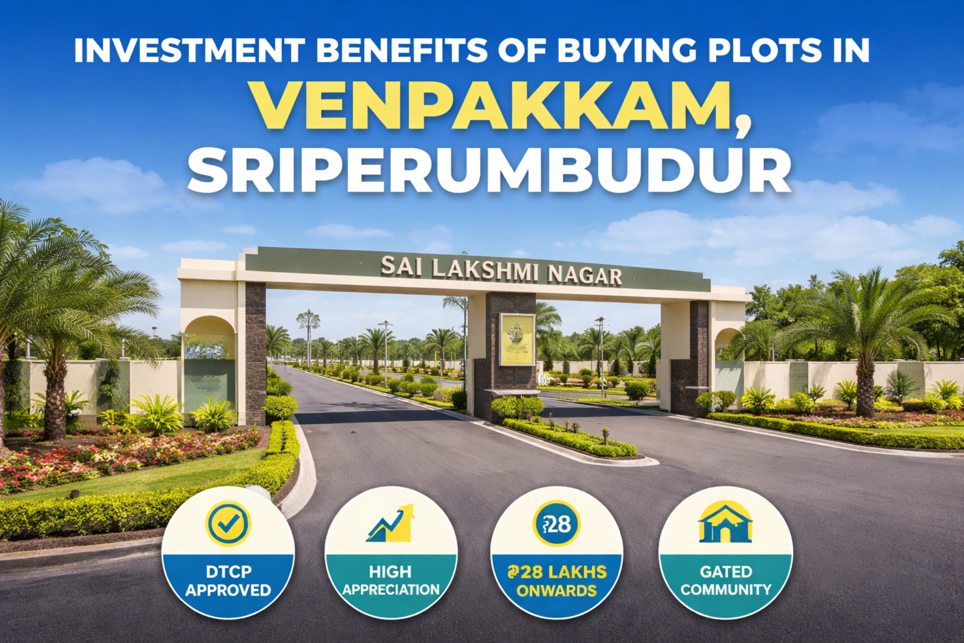 Investment Benefits of Buying Plots in Venpakkam, Sriperumbudur