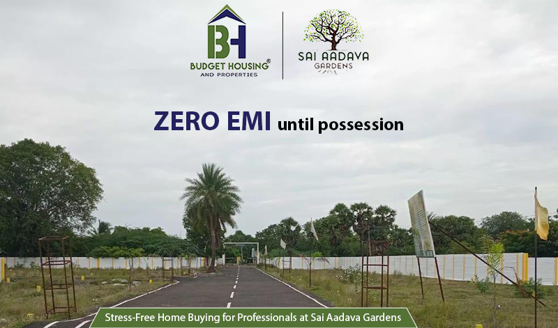 Zero EMI Until Possession: Stress-Free Home Buying for Professionals at Sai Aadava Gardens