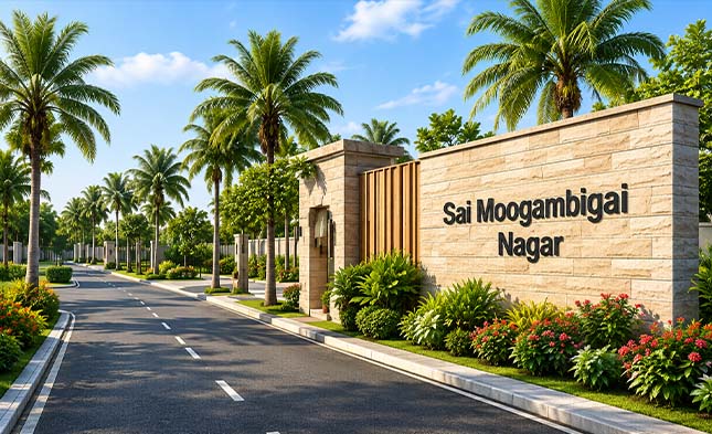 Sai Moogambigai Nagar entrance